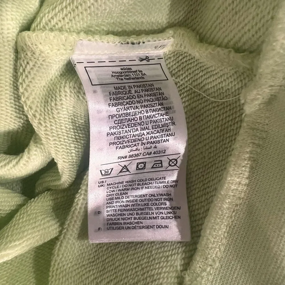 Adidas Kids Sweater‎ Medium Green Originals Graphics Hoodie Surf Pullover NWT